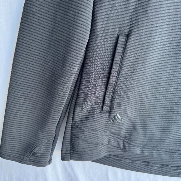 Adidas Black Full-Zip Women's Golf Jacket - Lightweight & Stylish, Size XL - Picture 3 of 8